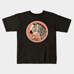 Tango Zebra Bloom Kids T-Shirt